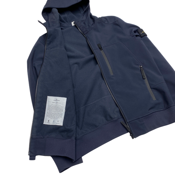 Stone Island 2018 Soft Shell R Navy Jacket