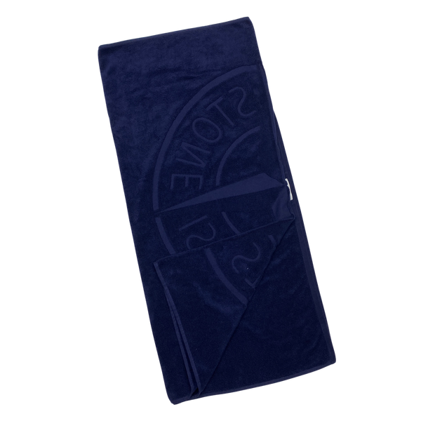 Stone Island Large Cotton Beach Towel