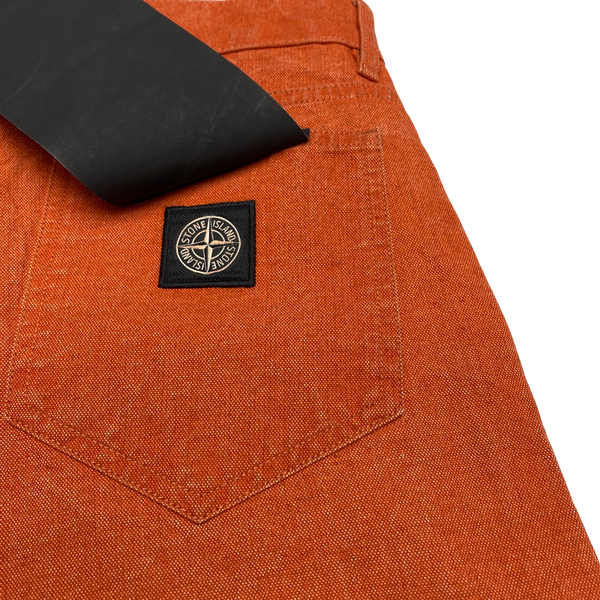 Stone Island 2019 Tela Placcata Trousers
