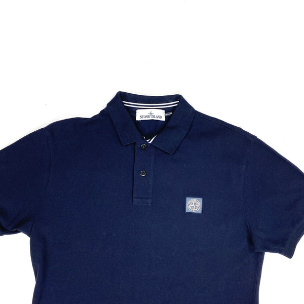 Stone Island Navy Polo Short Sleeve
