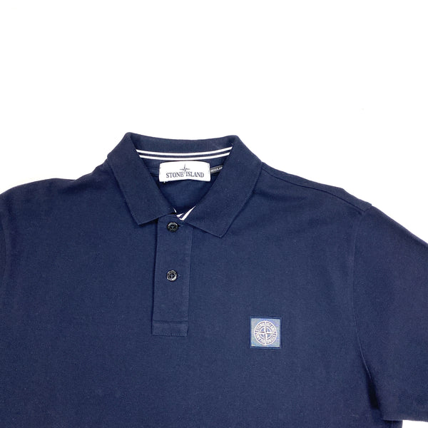 Stone Island Navy Polo Short Sleeve