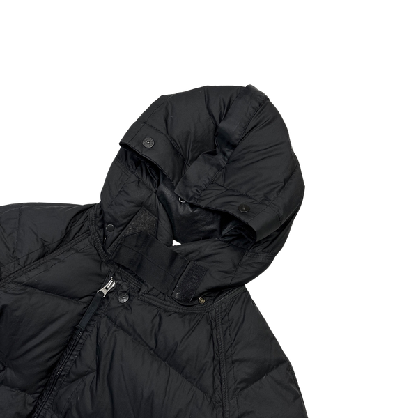 Sone Island 2007 Opaque Nylon Tela Down Mesh Badge Puffer - Medium
