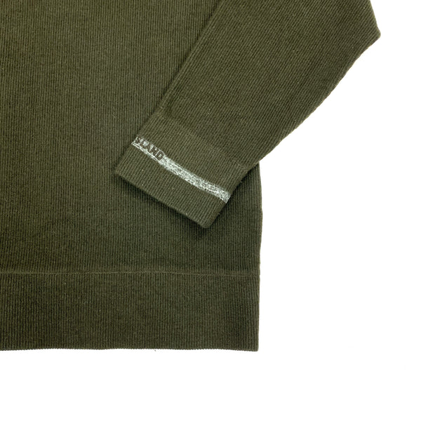Stone Island 2000 Khaki Green Vintage Wool Jumper