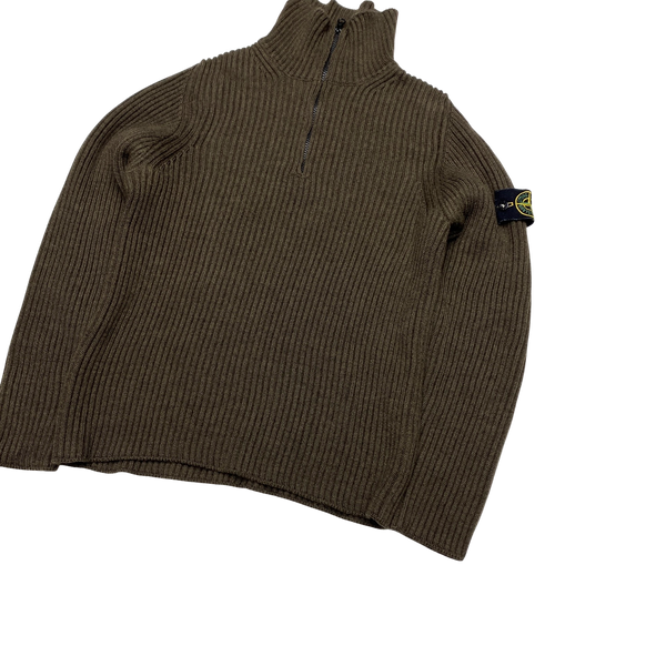 Stone Island Brown Pullover Knit