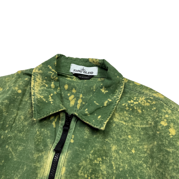 Stone island camo overshirt sale