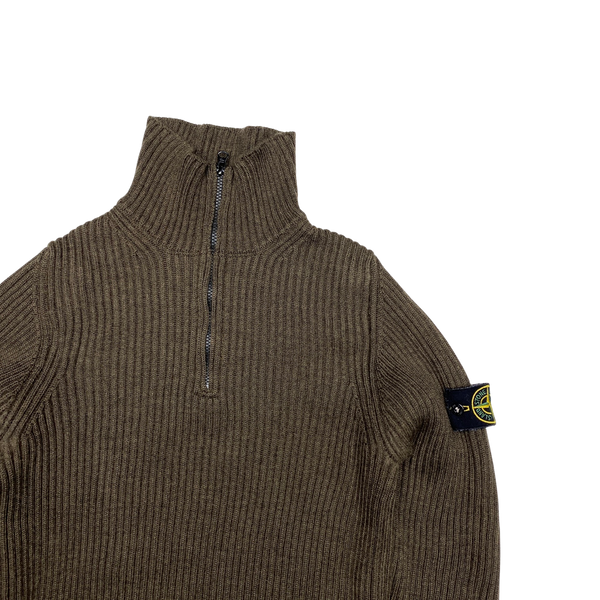 Stone Island Brown Pullover Knit