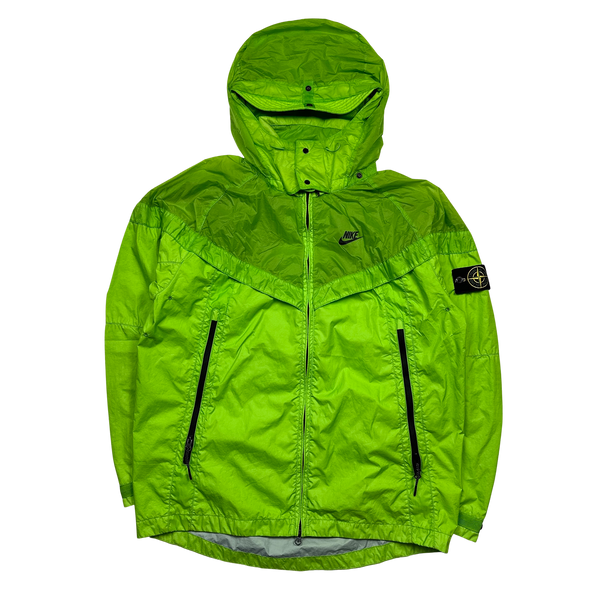 Stone Island x Nike Green Hyperlight Membrana Windrunner Jacket - Large