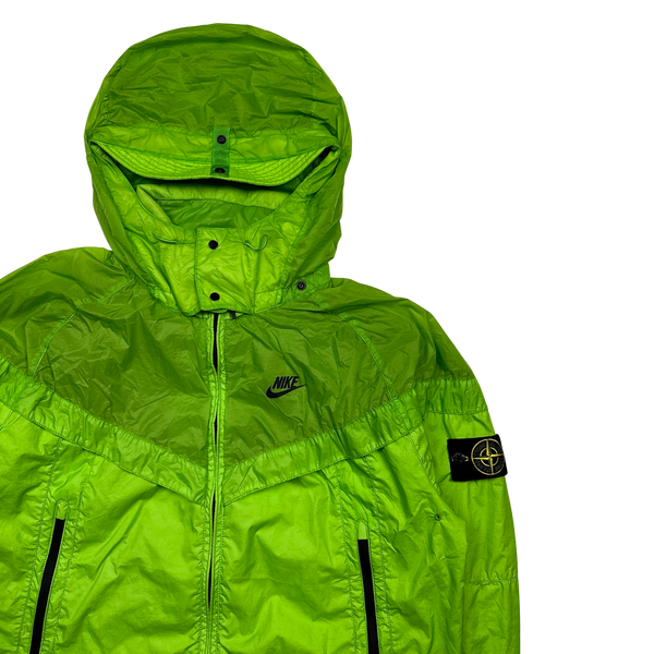 Stone Island x Nike Green Hyperlight Membrana Windrunner Jacket - Large