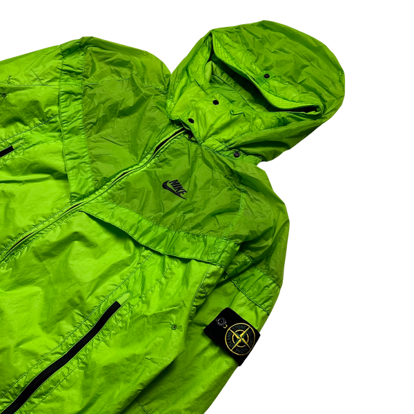Stone Island x Nike Green Hyperlight Membrana Windrunner Jacket - Large