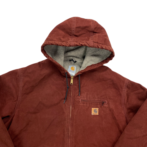 Carhartt Deep Red Active Fleece Lined Jacket