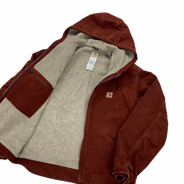 Carhartt Deep Red Active Fleece Lined Jacket