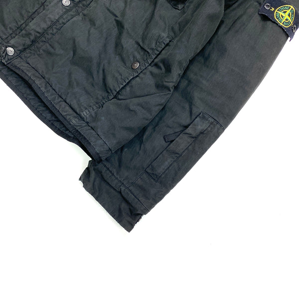 Stone Island Quilted Cotton Hooded Jacket