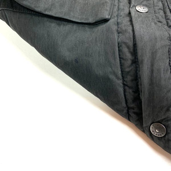 Stone Island Quilted Cotton Hooded Jacket