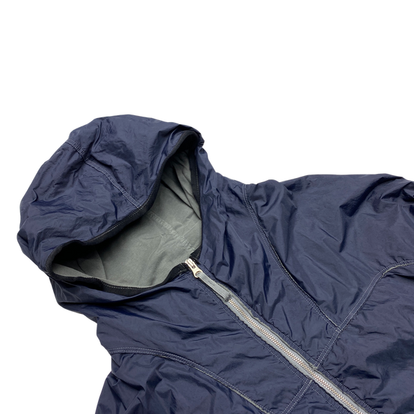 Stone Island 2004 Navy Blue Nylon Windbreaker Jacket