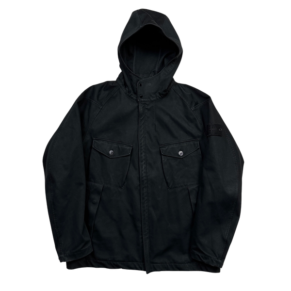 Stone Island Black Ghost Raso Gommato Double Jacket - XL
