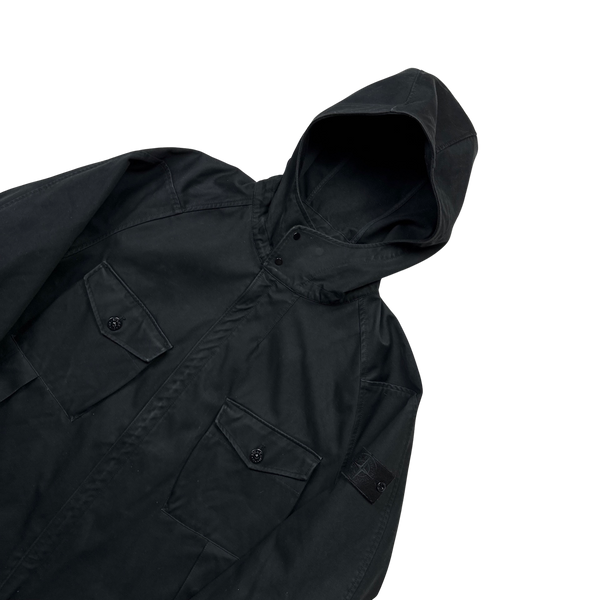 Stone Island Black Ghost Raso Gommato Double Jacket - XL