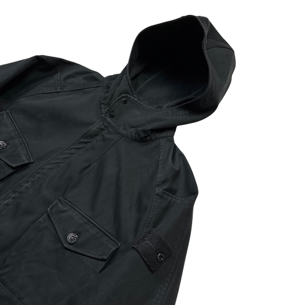 Stone Island Black Ghost Raso Gommato Double Jacket - XL
