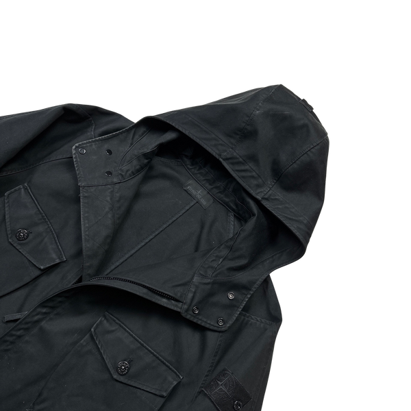 Stone Island Black Ghost Raso Gommato Double Jacket - XL