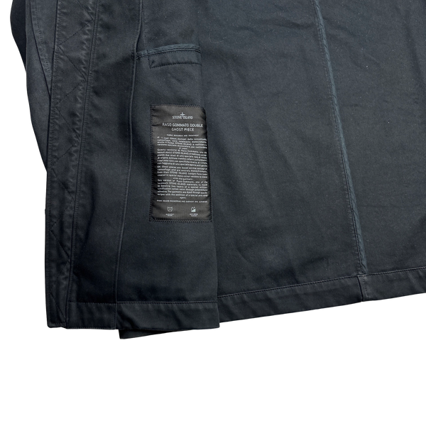 Stone Island Black Ghost Raso Gommato Double Jacket - XL