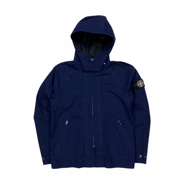 Stone Island Navy Tank Shield Multi Layer Hooded Jacket