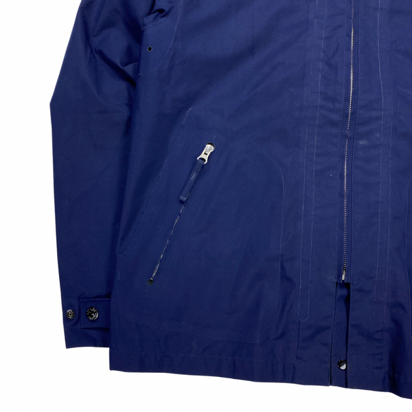 Stone Island Navy Tank Shield Multi Layer Hooded Jacket