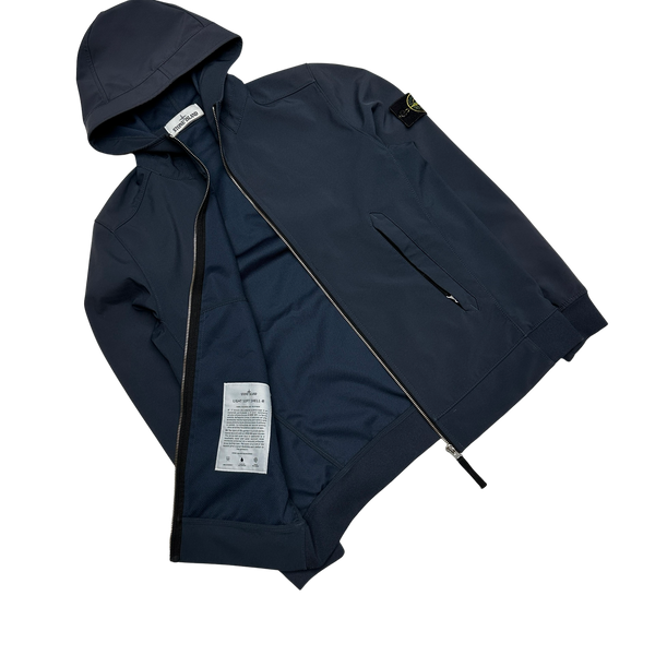 Stone Island 2020 Navy Light Soft Shell R Jacket