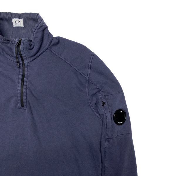 CP Company Navy Quarter Zip Pullover