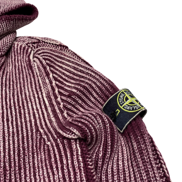 Stone Island 2017 Hand Corrosion Knitted Hoodie