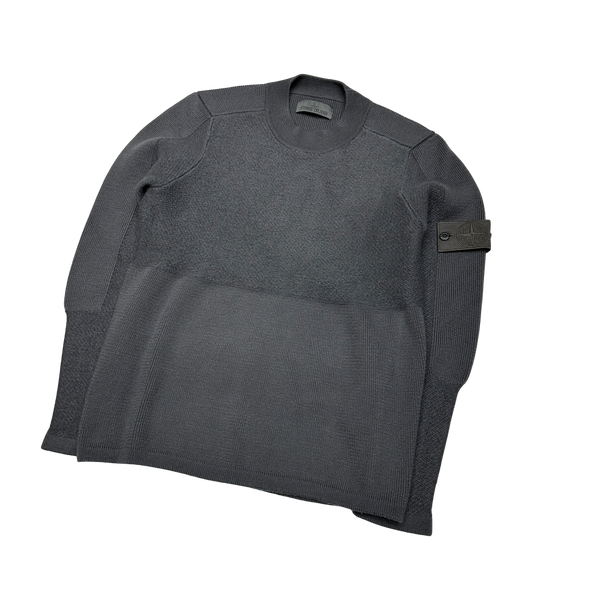 Stone Island 2017 Grey Ghost Knitted Crewneck