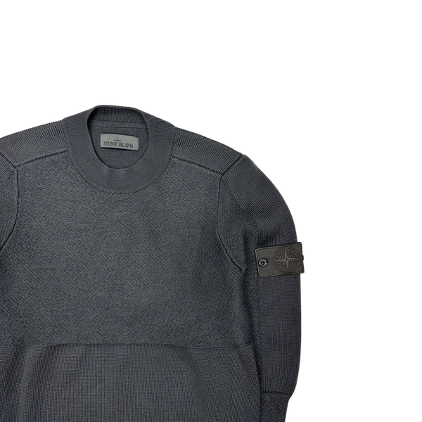 Stone Island 2017 Grey Ghost Knitted Crewneck