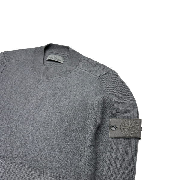 Stone Island 2017 Grey Ghost Knitted Crewneck