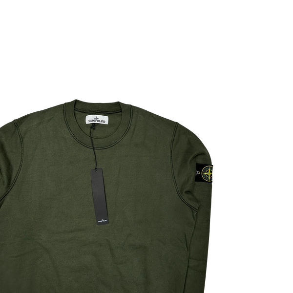 Stone Island 2020 Green Crewneck Sweatshirt