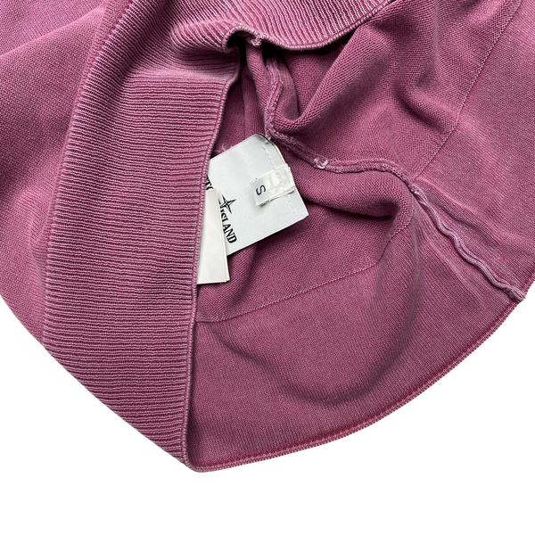 Stone Island 2014 Pink Fine Knitted Crewneck