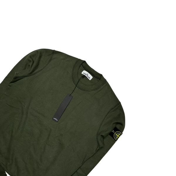 Stone Island 2020 Green Crewneck Sweatshirt