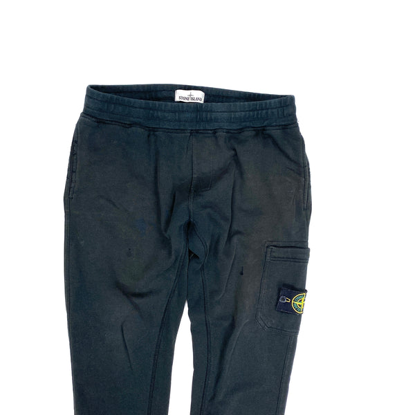 Stone Island Black Jogging Bottoms