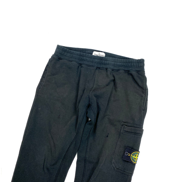 Stone Island Black Jogging Bottoms