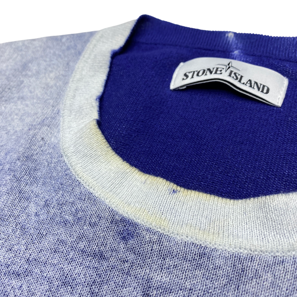 Stone Island 2016 Hand Sprayed Dust Treatment Crewneck Knit