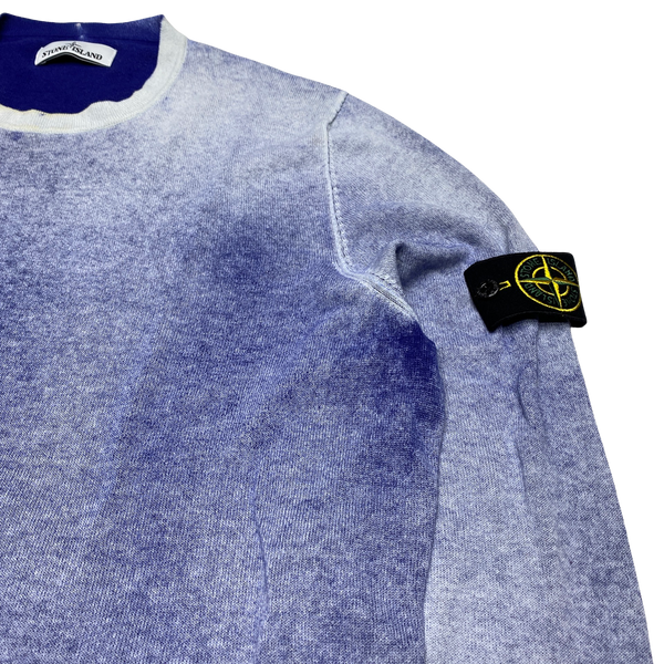 Stone Island 2016 Hand Sprayed Dust Treatment Crewneck Knit