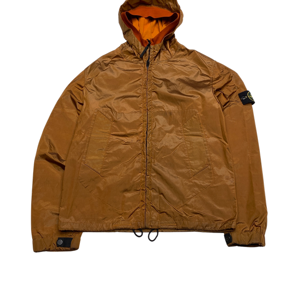 Stone Island 2008 Burnt Orange Nylon Metal Shimmer