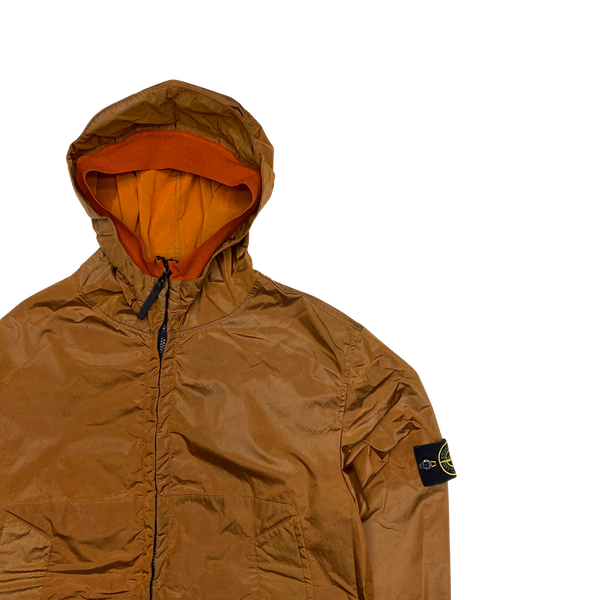 Stone Island 2008 Burnt Orange Nylon Metal Shimmer