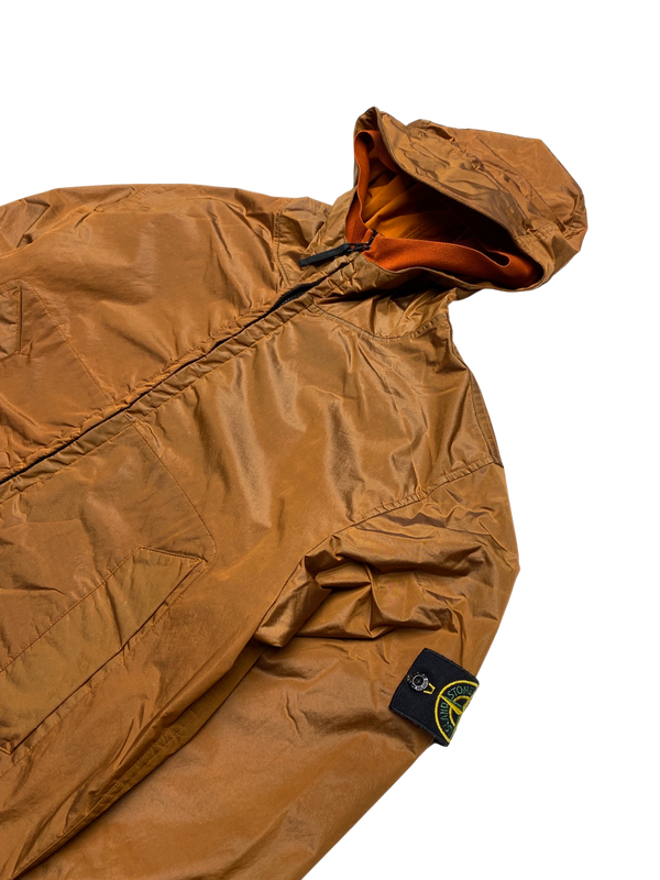 Stone Island 2008 Burnt Orange Nylon Metal Shimmer