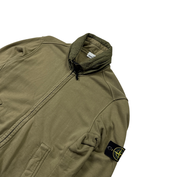 Stone island jumper olive store