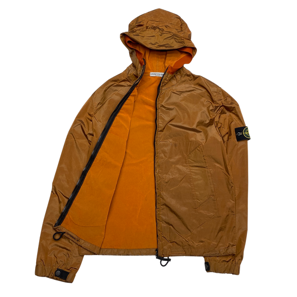 Stone Island 2008 Burnt Orange Nylon Metal Shimmer