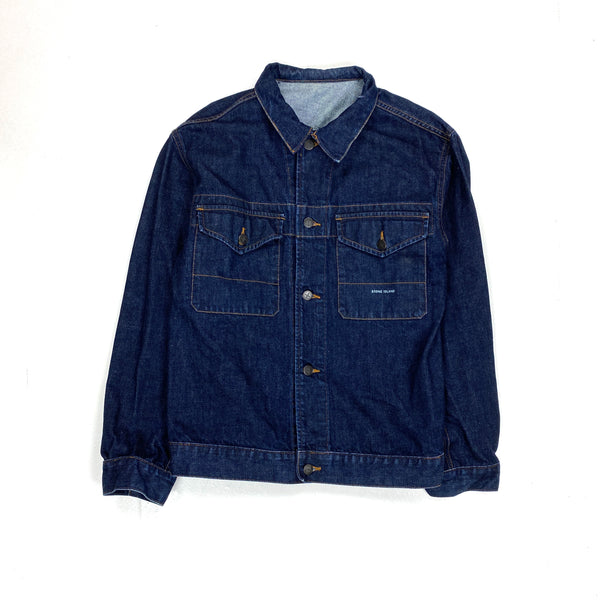 Stone Island Dark Navy Italian Denim Jacket