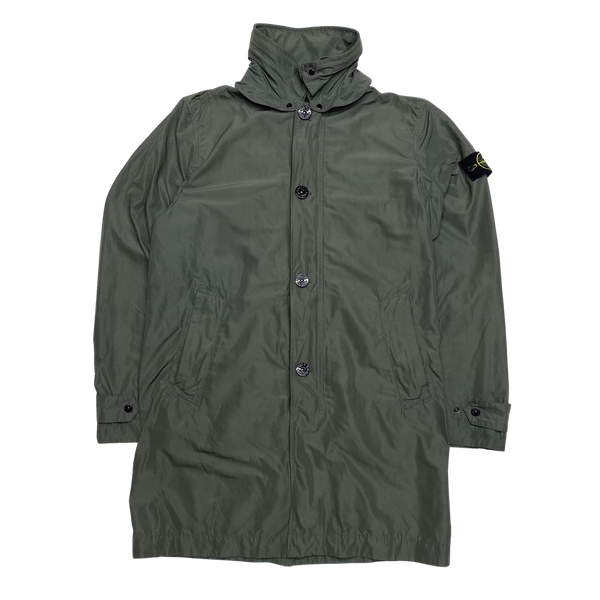 Stone Island 2018 Grey Micro Reps Parka Jacket