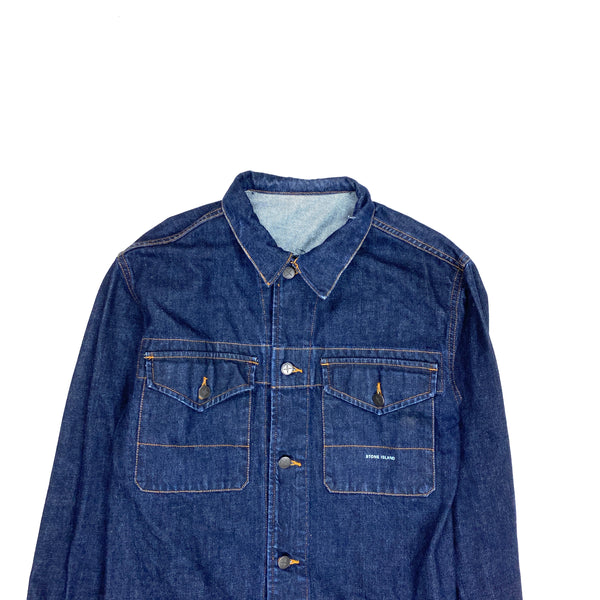 Stone Island Dark Navy Italian Denim Jacket