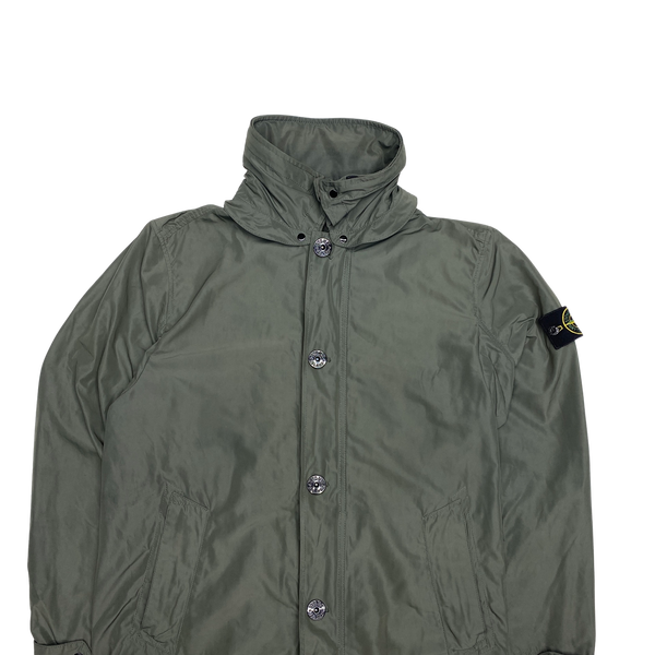 Stone Island 2018 Grey Micro Reps Parka Jacket