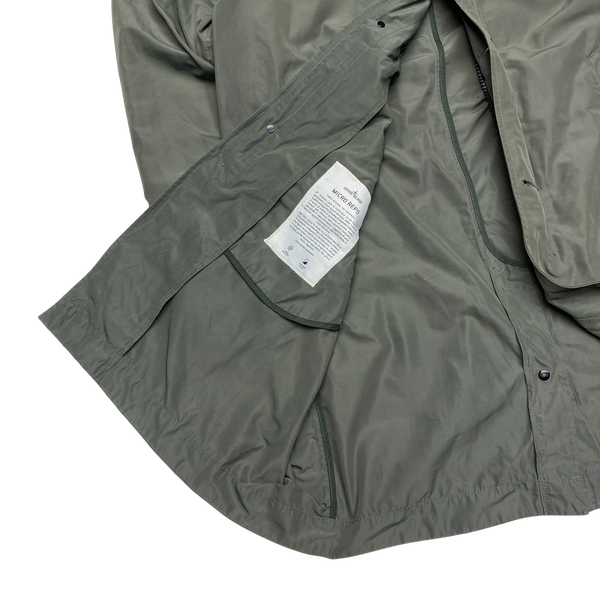 Stone Island 2018 Grey Micro Reps Parka Jacket