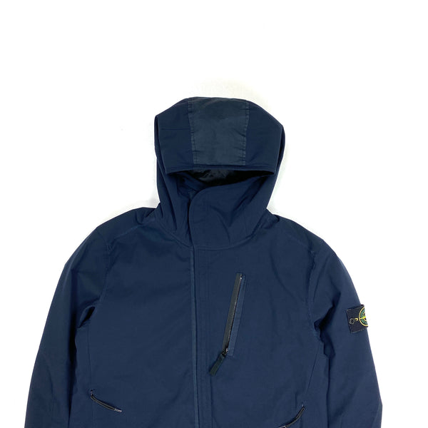 Stone Island Navy Primaloft Lined Soft Shell