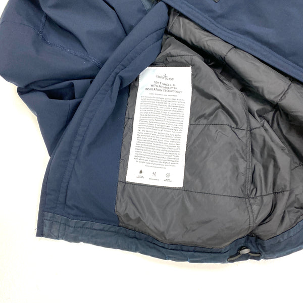 Stone Island Navy Primaloft Lined Soft Shell